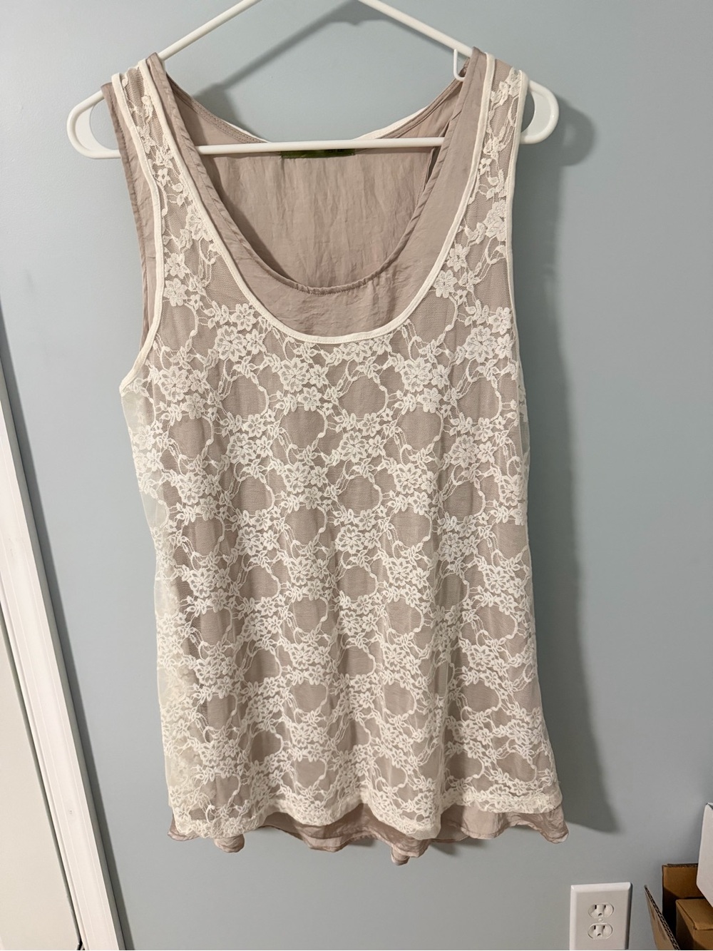 West Kei dress - lace with a silky under layer - size medium